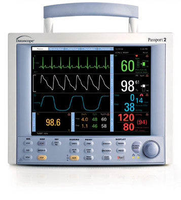 Datascope Passport 2 Patient Monitor With Co2 Monitor