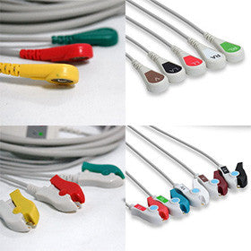 Bruker Odam Ecg Cable With Leads