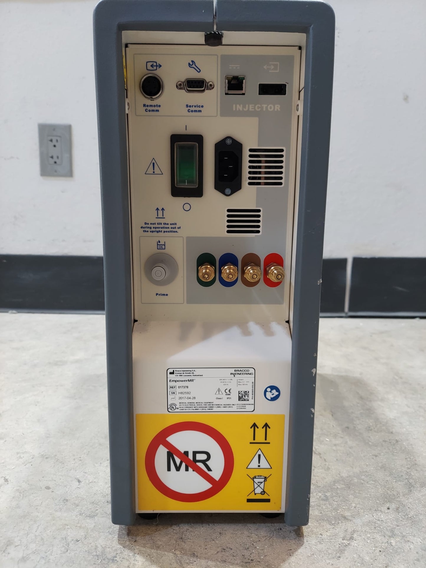 Bracco EmpowerMR Injector – Contrast Injection System for MRI