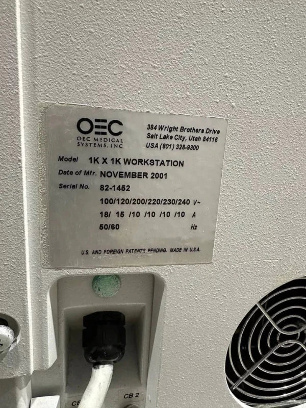2001 GE OEC 9800 ESP C - ARM - inCAV Medical Imaging Equipment