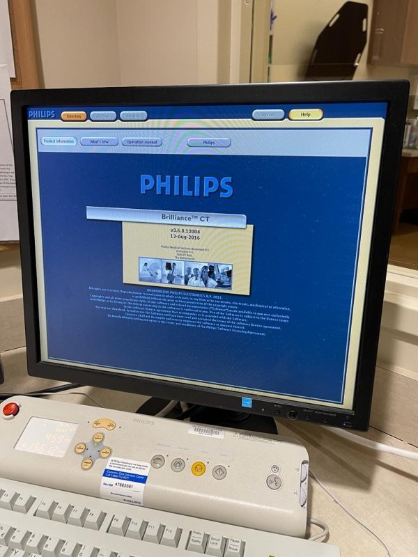 2005 - Refurnished 2018 - Philips Brillance 16 Slices CT Scanner with 2022 tube 377K scan Seconds AIR Cooled - inCAV Medical Imaging Equipment
