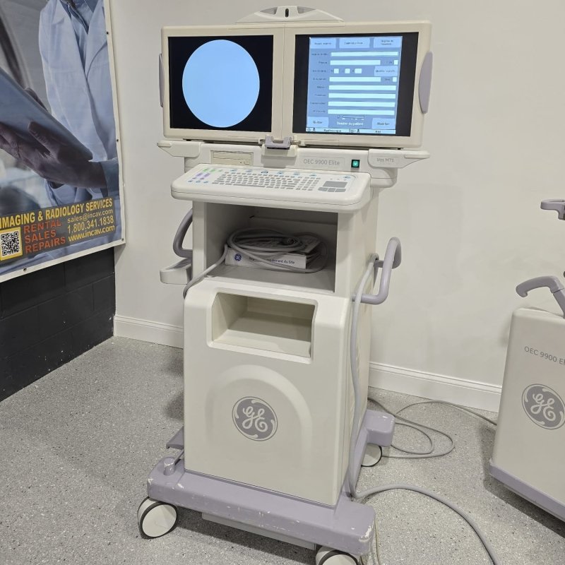 2010 GE OEC 9900 Elite Cardiac / Vascular Motorized C - Arm - inCAV Medical Imaging Equipment