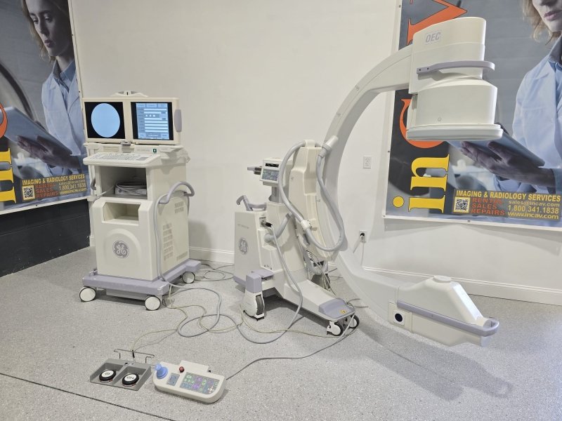 2010 GE OEC 9900 Elite Cardiac / Vascular Motorized C - Arm - inCAV Medical Imaging Equipment