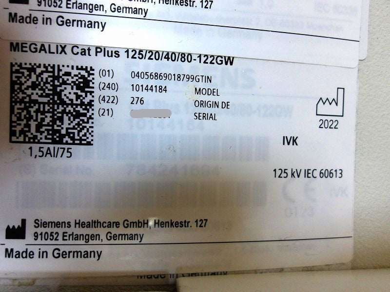 2022 Siemens AXIOM Artis dFC – Floor-Mounted Single-Plane Angiography System