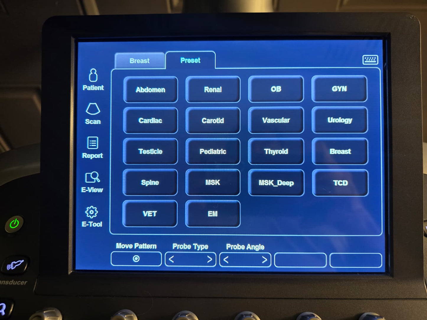 Alpinion E-CUBE 15 Ultrasound System with L8-17X Transd. – 2018