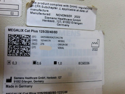 2022 Siemens AXIOM Artis dFC – Floor-Mounted Single-Plane Angiography System
