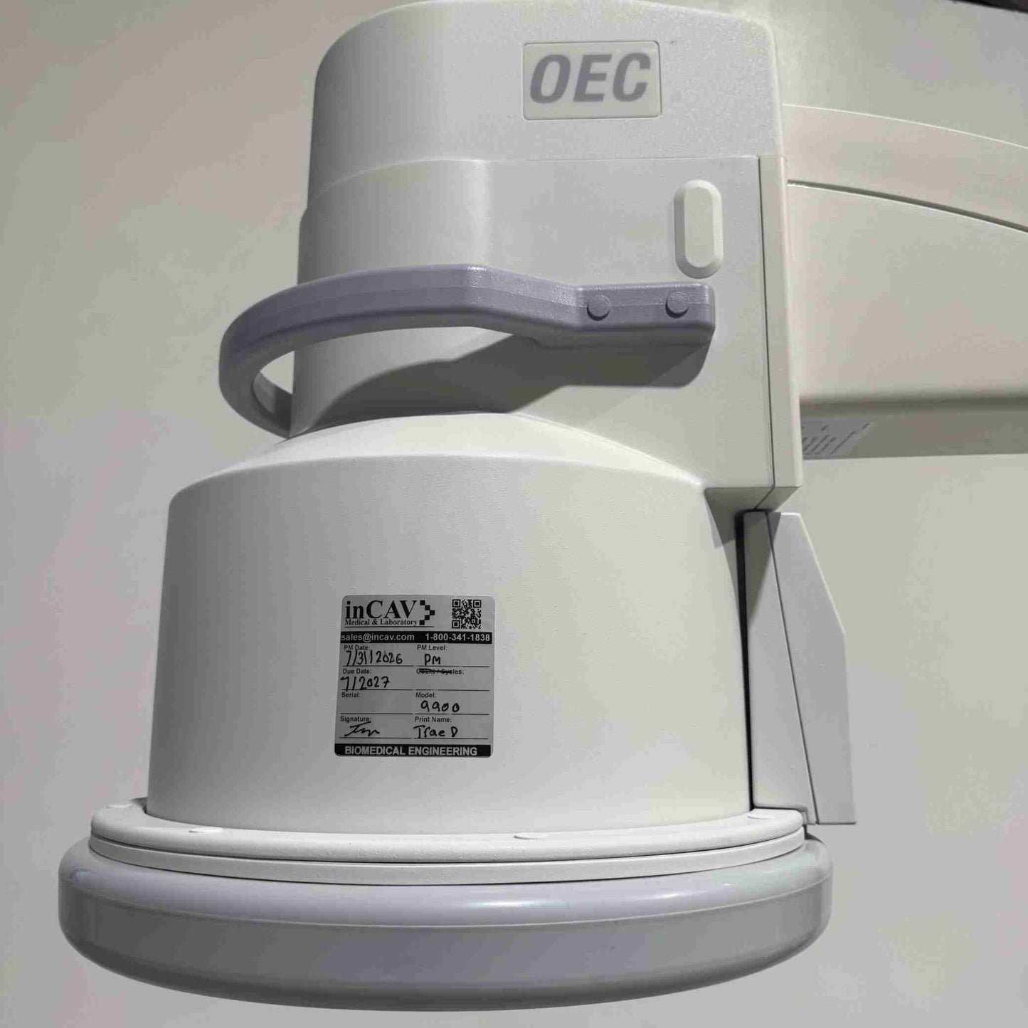 2014 GE OEC 9900 Elite Cardiac / Vascular Motorized C-Arm