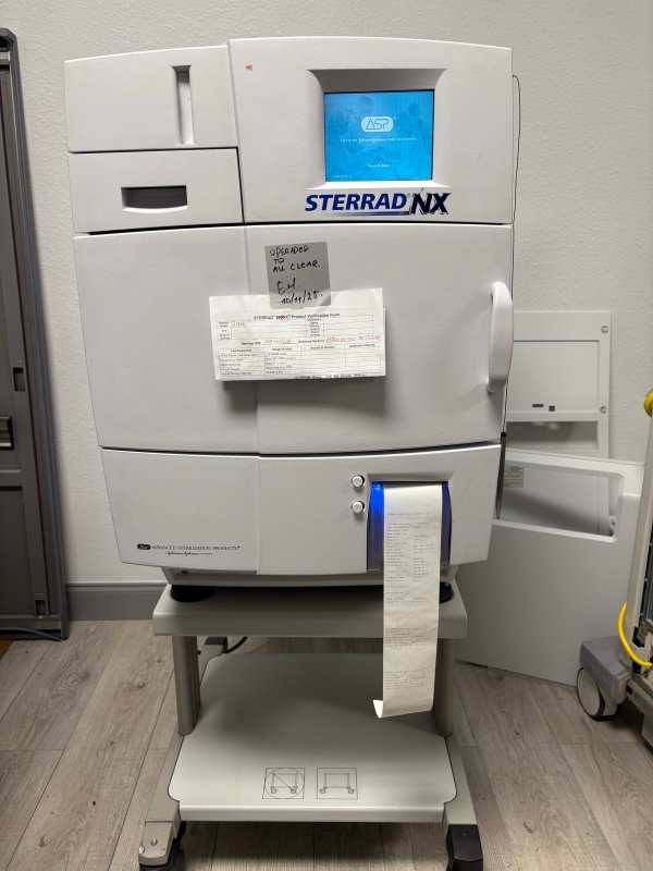 ASP Johnson & Johnson STERRAD NX upgraded to AllClear Plasma Sterilizer - inCAV Medical Imaging Equipment