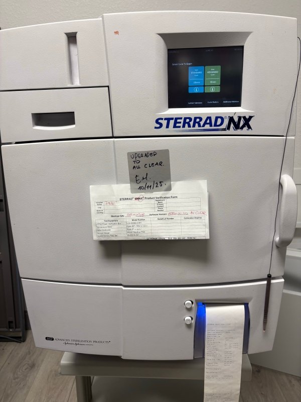 ASP Johnson & Johnson STERRAD NX upgraded to AllClear Plasma Sterilizer - inCAV Medical Imaging Equipment