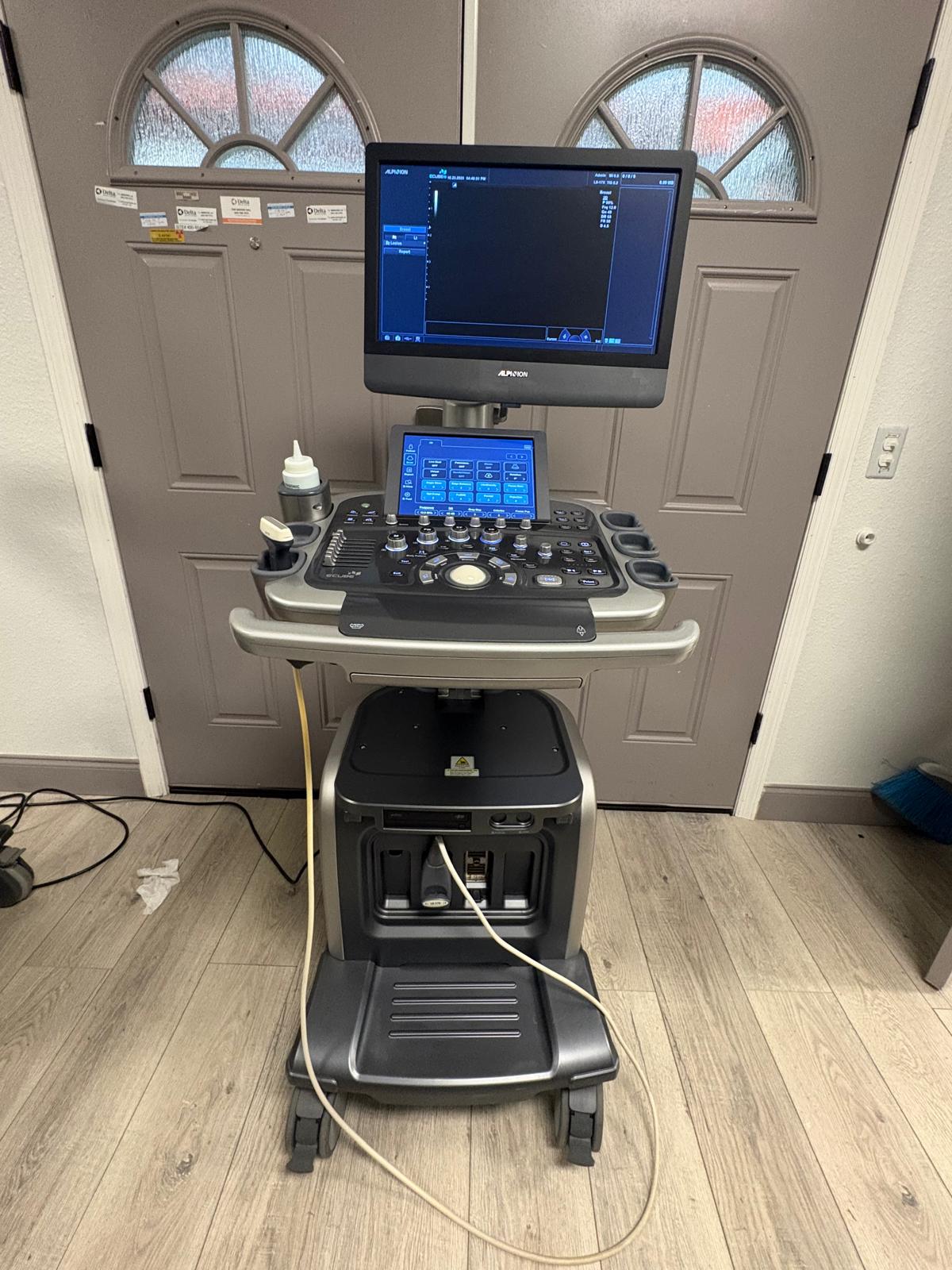 Alpinion E-CUBE 15 Ultrasound System with L8-17X Transd. – 2018