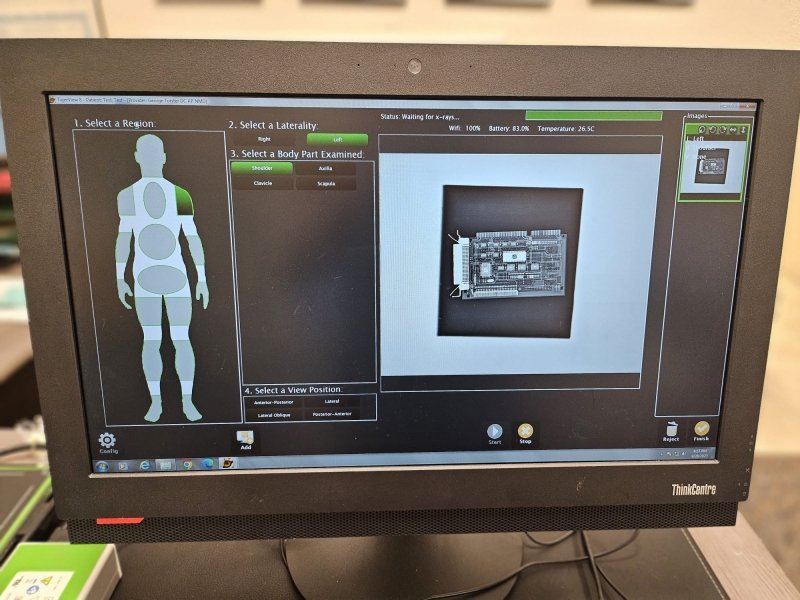 CARERAY DR 14 x17 Detector Digital Flat Pannel WIRED - inCAV Medical Imaging Equipment