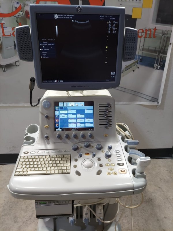 GE Logiq 7 Ultrasound System - inCAV Medical Imaging Equipment