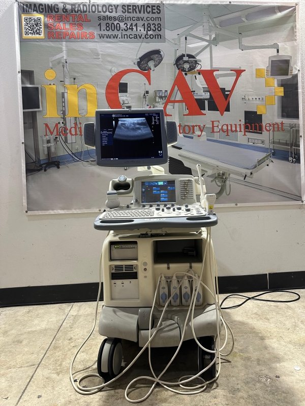 GE Logiq 9 Ultrasound System with Flat Pannel Monnitor / 4D - inCAV Medical Imaging Equipment
