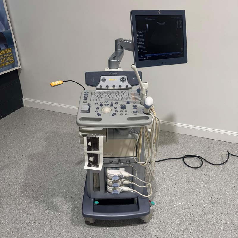 GE Logiq P6 2010 Ultrasound System with Transducers - inCAV Medical Imaging Equipment