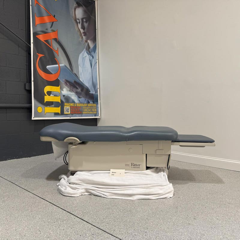 Midmark Ritter 222 High Low Power Examination Table - inCAV Medical Imaging Equipment