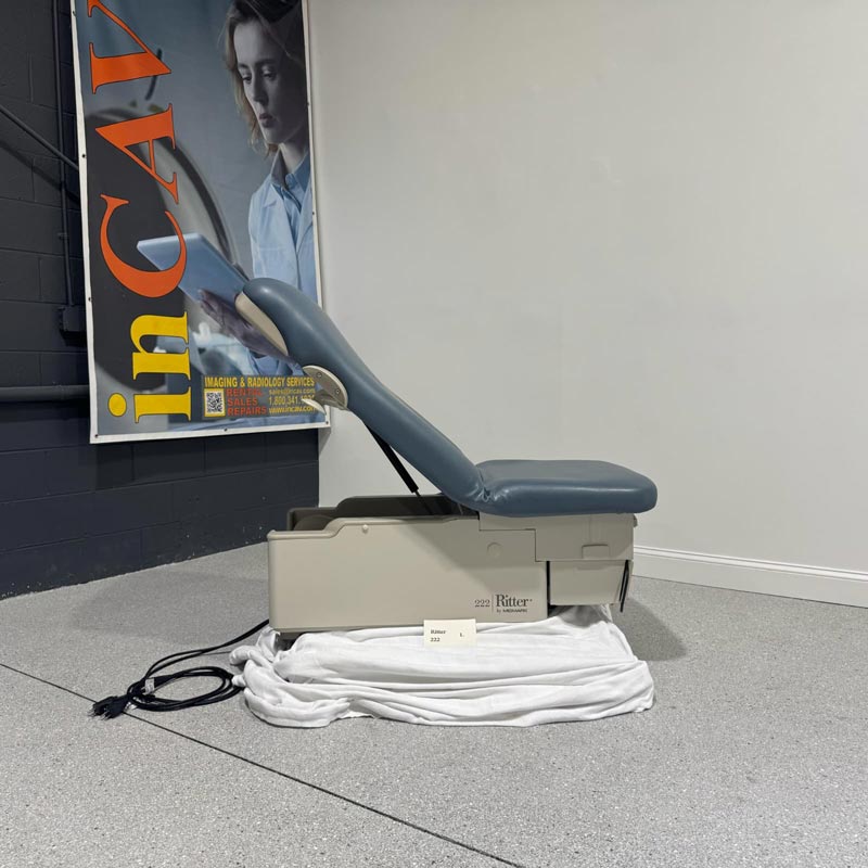 Midmark Ritter 222 High Low Power Examination Table - inCAV Medical Imaging Equipment