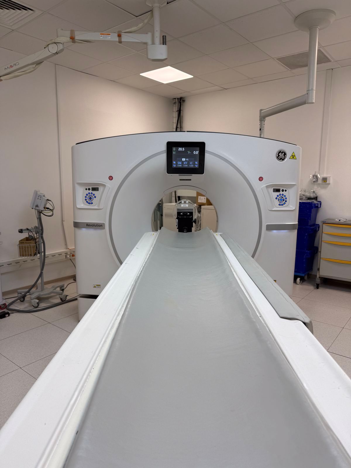 2019 GE Revolution Frontier 128 Slices with Real Time Fluoroscopy and 2023 Tube!