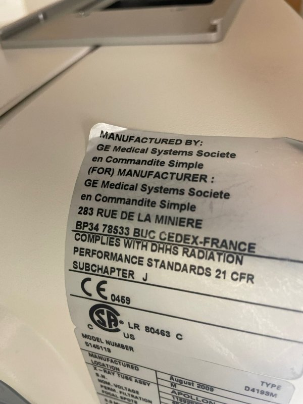 Senographe Essential Mammography - 2009 - inCAV Medical Imaging Equipment