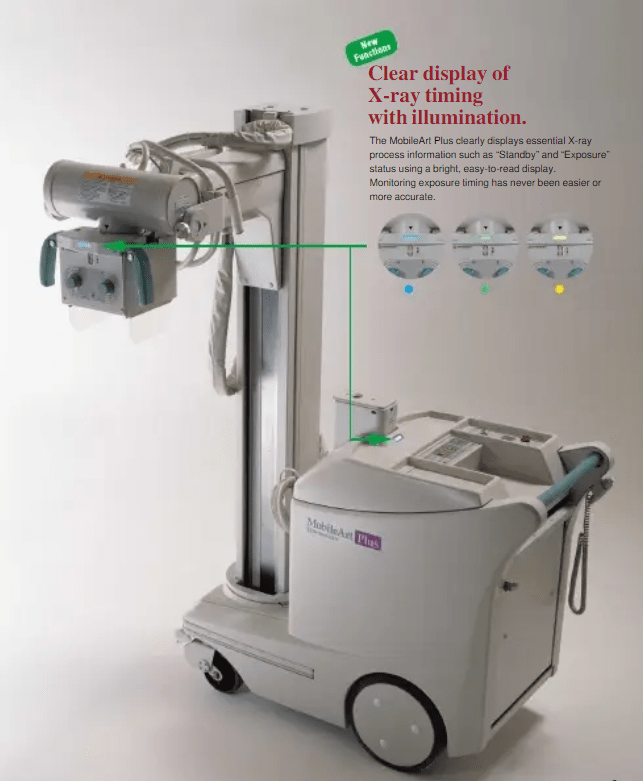 Shimadzu MobileArt Plus PORTABLE X - RAY - inCAV Medical Imaging Equipment