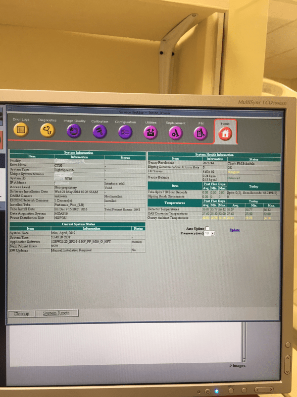 2004 GE Lightspeed RT 16 CT with 2016 Performix Tube - inCAV Medical Imaging Equipment