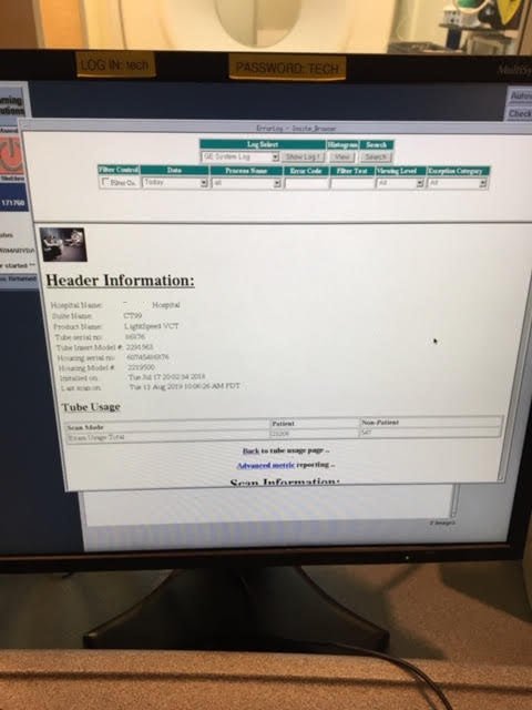 2007 GE Lightspeed VCT 64 Slices with 2018 Dunlee Tube - inCAV Medical Imaging Equipment