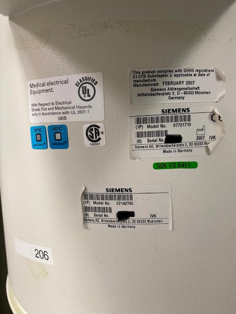 2007 Siemens SIREMOBIL Compact L - inCAV Medical Imaging Equipment