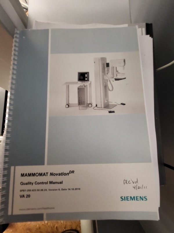2011 Siemens Mammomat Novation DR - inCAV Medical Imaging Equipment