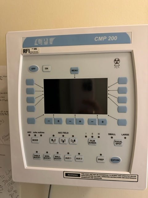 2012 CPI CONSOLE - FISHER RAD - ROOM - Floor Stand - inCAV Medical Imaging Equipment