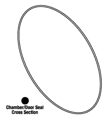 CHAMBER/DOOR SEAL FOR STERRAD 100 S