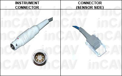 Drager Medical Vitalert 100 Spo2 Sensor Extension Cable