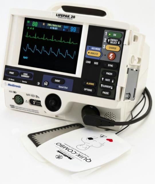 Medtronic Physio Control Lifepak 20 Defibrillator