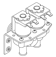 Load image into Gallery viewer, DUAL WATER INLET VALVE (SOL-5 &amp;amp; 7) for STERIS SYSTEM 1 OEM Part #200051
