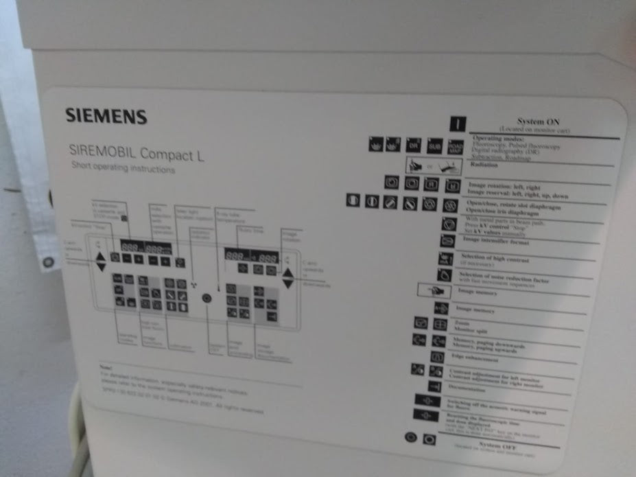 Siemens SIREMOBIL COMPACT L C-Arm (2003)
