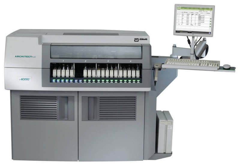 Abbott Architect C4000 Chemistry Analyzer - inCAV Medical Imaging Equipment