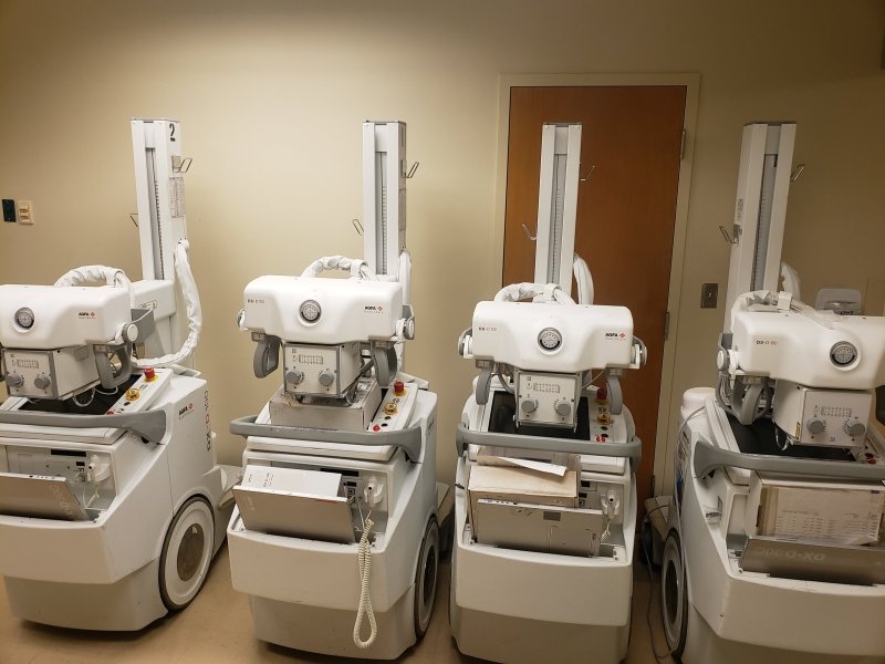 AGFA DX - D100 DIGITAL DR PORTABLE X - RAY with WIRELESS Flat Panel Detector - inCAV Medical Imaging Equipment