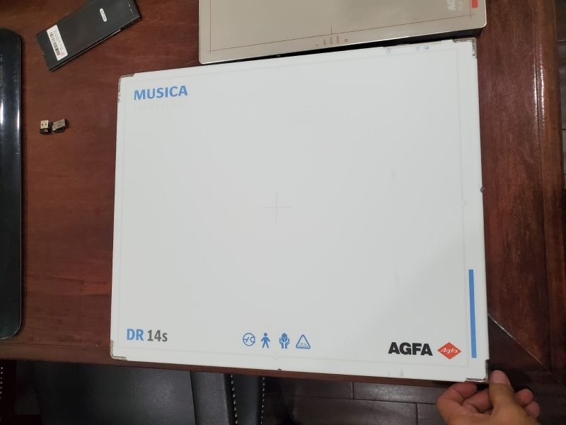 AGFA DX - D100+ DIGITAL DR PORTABLE X - RAY with WIRELESS two Flat Panel Detectors - inCAV Medical Imaging Equipment