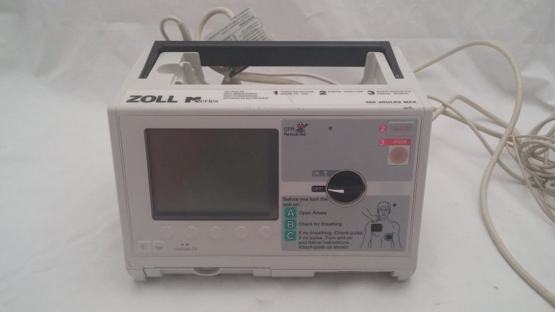 Base Model ZOLL M series 360 JOULES MAX ECG Patient Monitor W/O Accessories - inCAV Medical Imaging Equipment