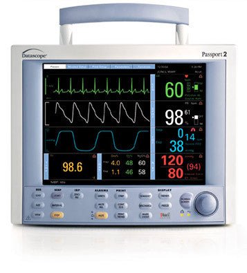 Datascope Passport 2 Patient Monitor With Co2 Monitor - inCAV Medical Imaging Equipment