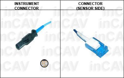 Datex Ohmeda 3700 Spo2 Sensor Extension Cable - inCAV Medical Imaging Equipment