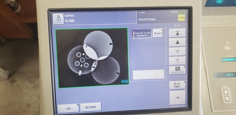 DIGITAL DR GE AMX IV - PLUS PORTABLE X - RAY with Canon CXDI - 55C Detector - inCAV Medical Imaging Equipment