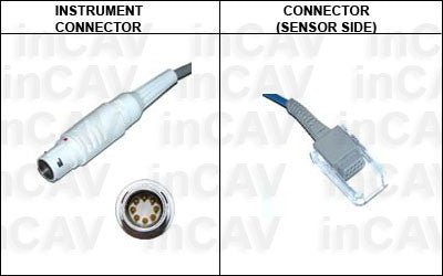 Drager Medical Vitalert 100 Spo2 Sensor Extension Cable - inCAV Medical Imaging Equipment