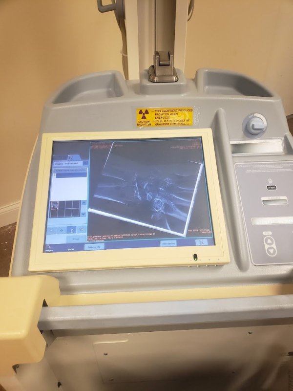 GE AMX DEFINIUM 700 Digital X - ray Portable with Flat Pannel Detector 14x17 - inCAV Medical Imaging Equipment