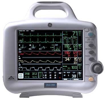Ge Dash 3000 Patient Monitor With Printer Monitor - inCAV Medical Imaging Equipment
