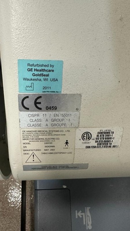 GE LightSpeed 8 Slice CT Scanner Goldseal 2011 with New tube 2021 - inCAV Medical Imaging Equipment