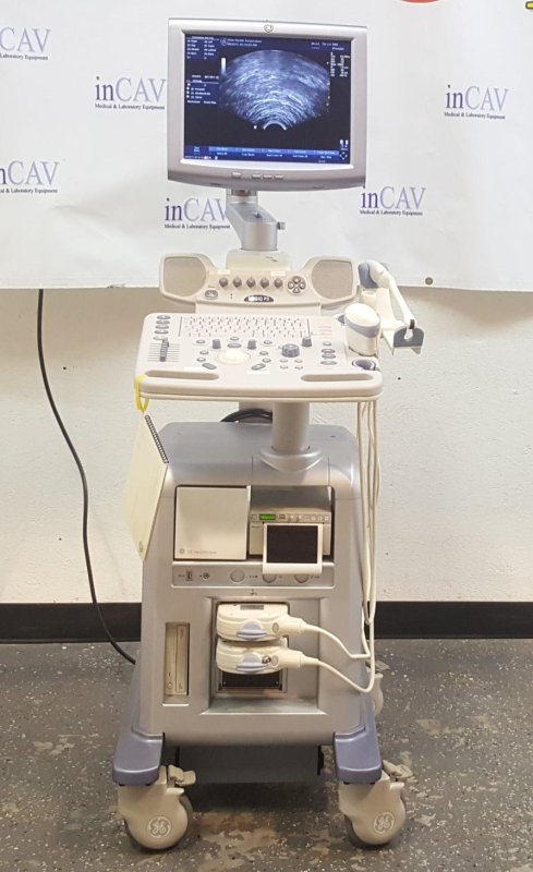 GE Logiq P5 Ultrasound System with Transducers - inCAV Medical Imaging Equipment