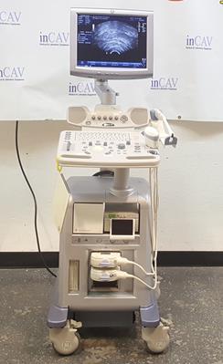 GE Logiq P5 Ultrasound System with Transducers - inCAV Medical Imaging Equipment