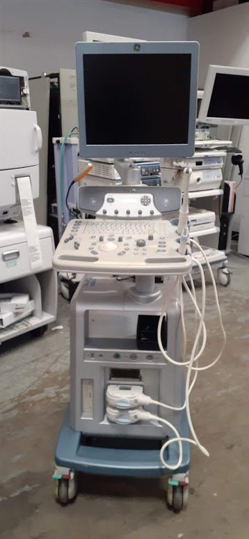 GE Logiq P6 Ultrasound System with Transducers - inCAV Medical Imaging Equipment