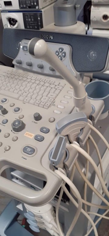 GE Logiq P6 Ultrasound System with Transducers - inCAV Medical Imaging Equipment