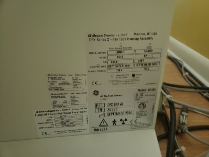 GE Lunar BX - 1L Ref DPX Bravo Bone Densitometer - 2004 - inCAV Medical Imaging Equipment