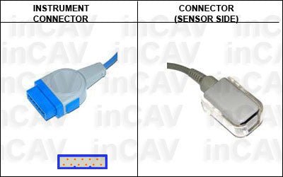 Ge Medicals Corometrics 5 Spo2 Sensor Extension Cable - inCAV Medical Imaging Equipment